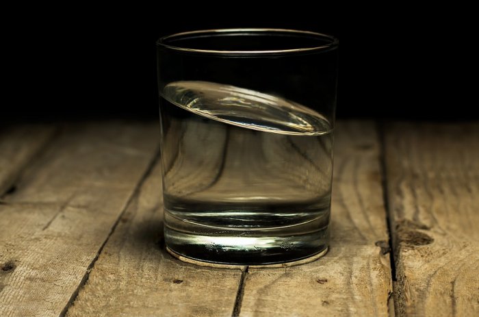 Calm Clear Drink Filling Glass Glassy Liquid
